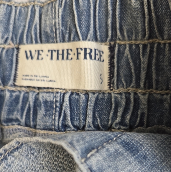 We The Free People Breezy Denim Pull-On Wide Leg Jeans in Dusk Small NEW NWT - Picture 8 of 9